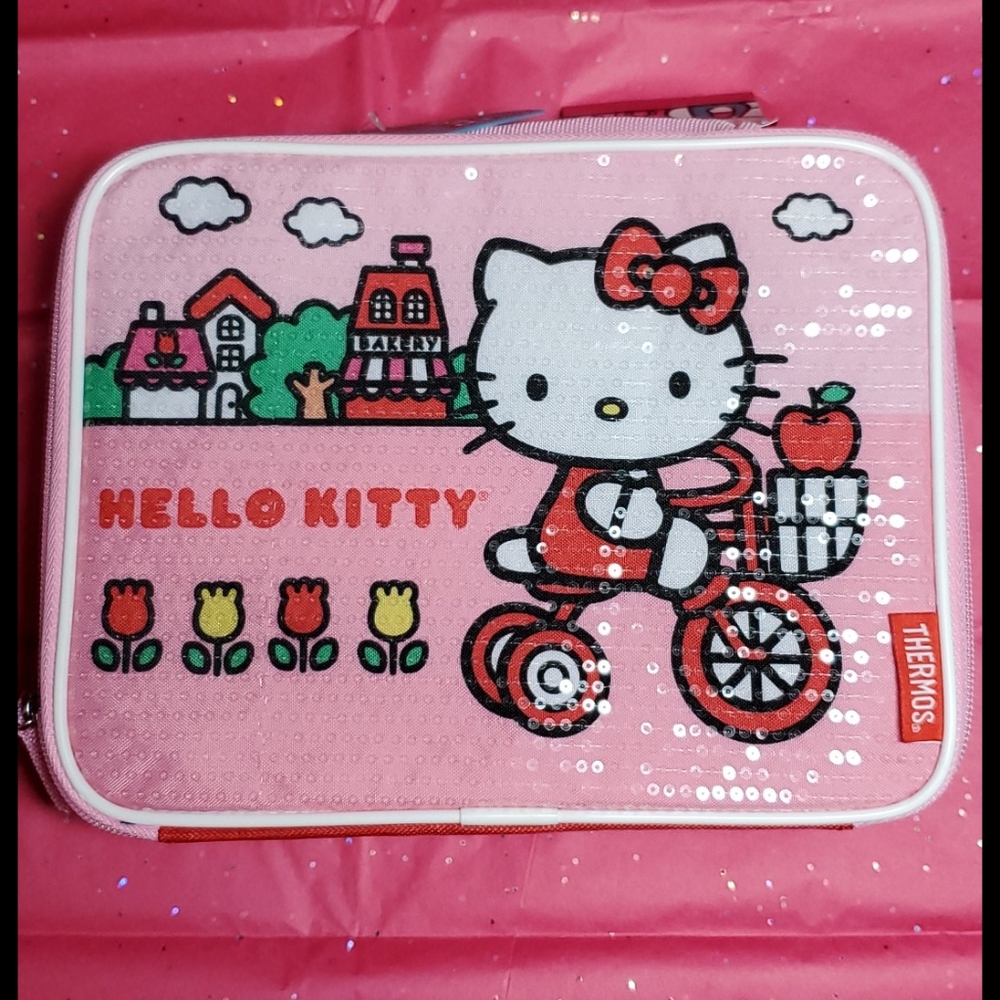 BOGO🎀NWT Hello Kitty Thermos Lunch Bag - Picture 3 of 8